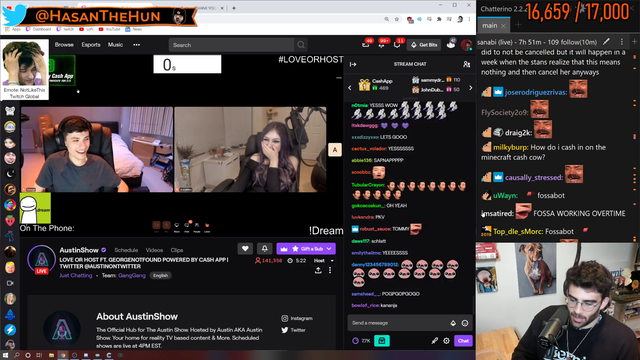 Hasan finds out about crazy Minecraft fans with Minx having 107k tweets about her
