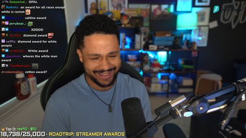 Nmplol - Nick thinks adding a white streamer award may have some entertainment value.