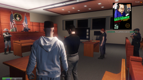 Alabaster Slim has entered the courtoom..