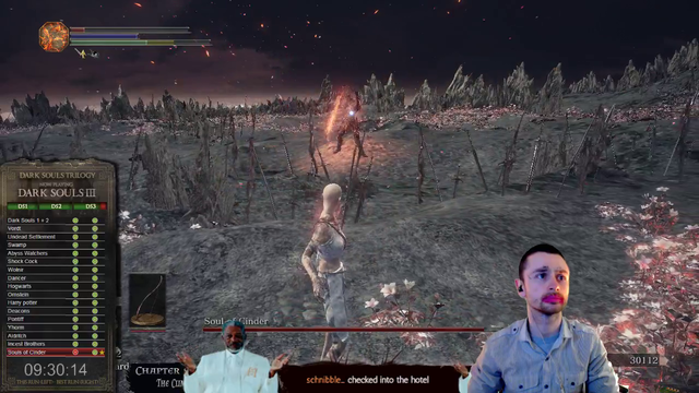 The_Happy_Hob fails his Dark souls trilogy "no hit" run on the last boss :(