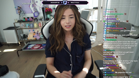 Pokimane About Leading Fed On