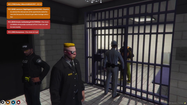 Officer Andrews Mows Down X