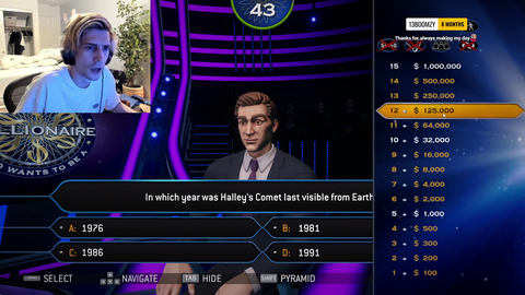 xQc bans a guy who TTS'ed the answer then uses lifeline