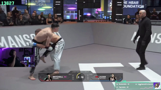 Guy gets WWE slammed in Karate Combat