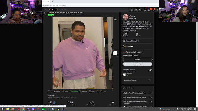 Nick's fashion secrets are revealed on Reddit