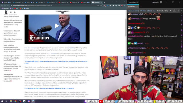 Hasan gets a birthday present