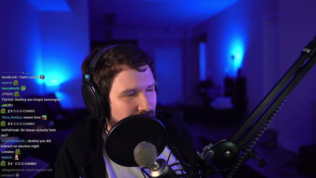 Destiny addresses the Ludwig clip