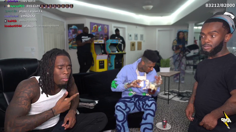 Blueface's girlfriend, Chrisean Rock, throws a chair at Kai's wall and makes a hole
