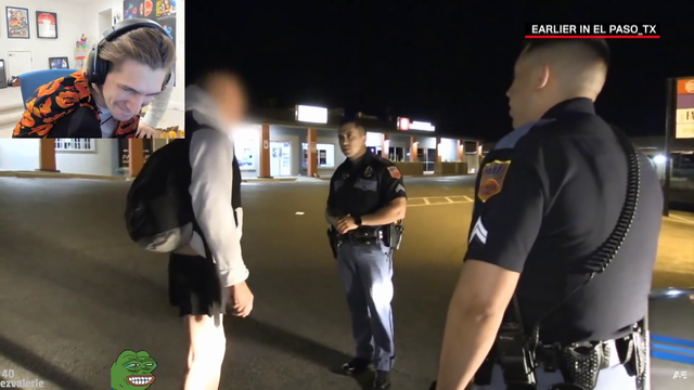LivePD catch a man for being in possession of XQC's legs