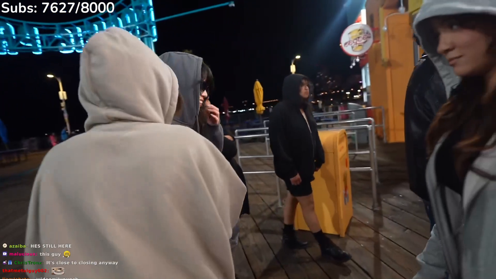 Valkyrae, Cinna, and Emiru Getting Attacked and Threatened by a Random Guy