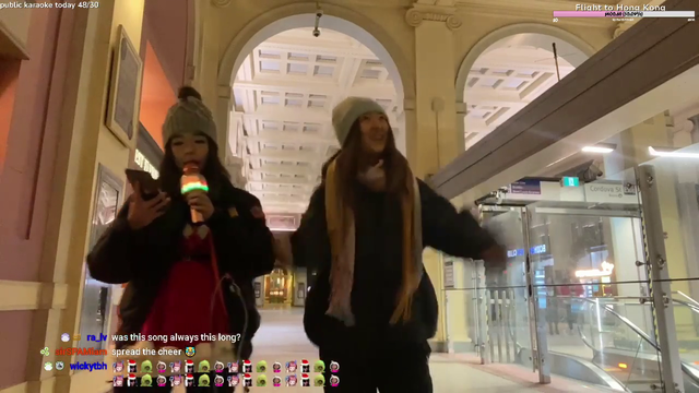 wholesome xmas NPC joins streamers singing