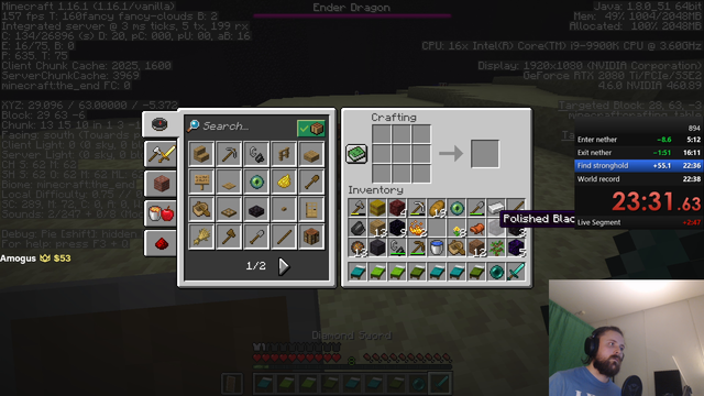 Juicers back to minecraft (Forsen Minecraft speedrun sub 24)