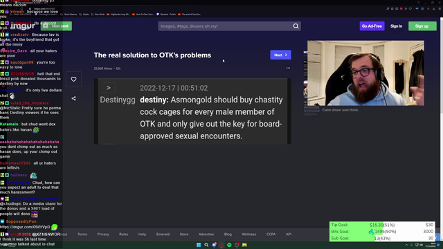 Destiny has a suggestion for Asmongold and OTK