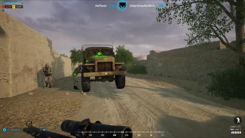Lirik's team gets mortared
