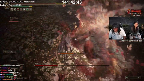 Agent and Emily finally beats Malenia, Blade of Miquella with around 200 deaths