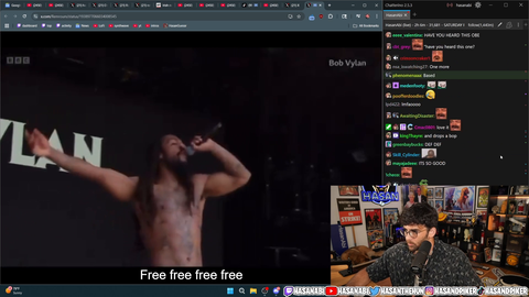 Hasan listens to some music from Glastonbury festival
