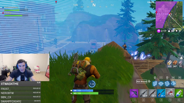 PUBG players trying to spell the n-word on trainwreckstv.