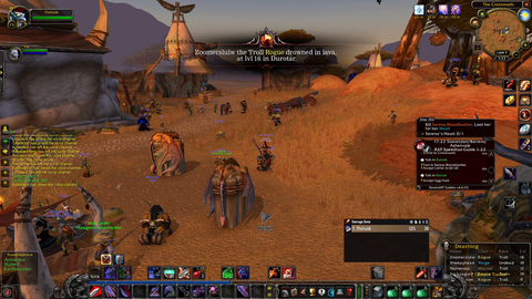 Supposed Troll "Warrior" flees glorious combat from superior Orc specimen