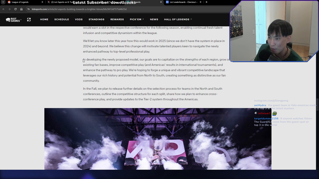 Doublelift likes the new promotion/relegation system for LCS