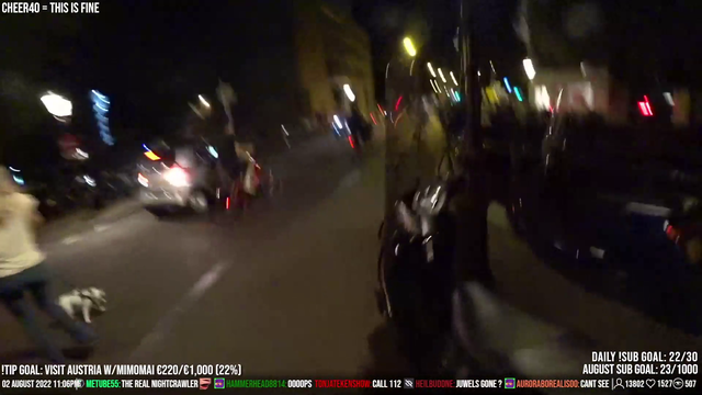 Porsche drove over a retractable streetpole just outside the streams view