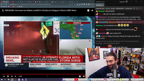 Hassan flashbangs the news anchor
