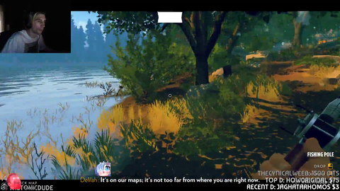 xQc goes fishing