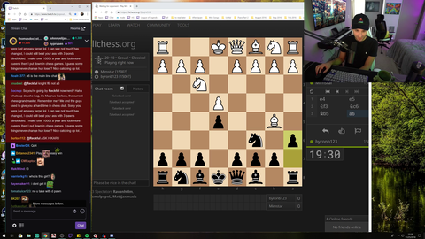 Magnus Carlson visits Reckful's chess stream