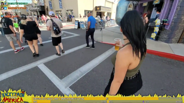 stoner mom ruins her son's day at universal