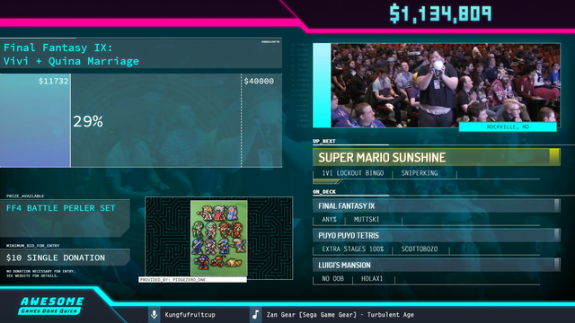 I guess we didn't reach the donation incentive for a belt this year at AGDQ