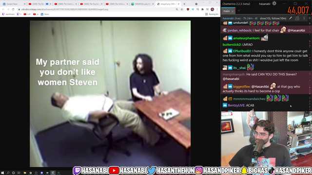 Chat and Hasan analyzes cop interrogation techniques