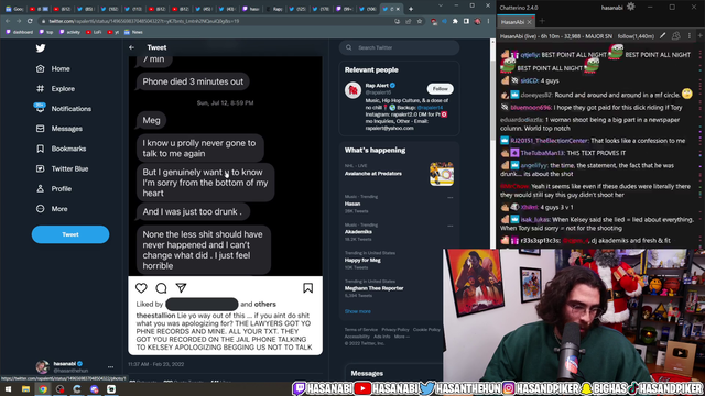 FEDboy vs Hasan over a text