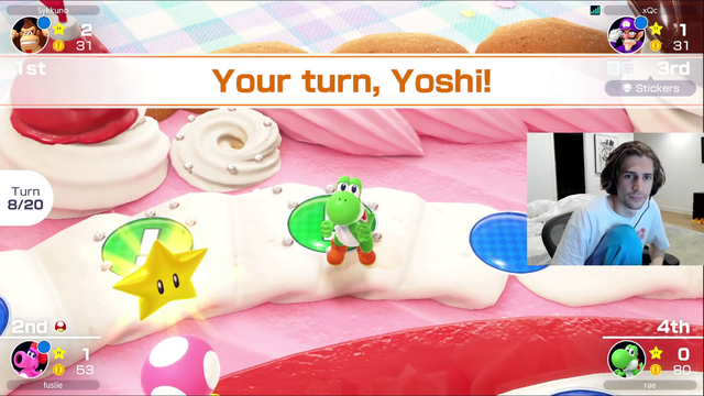 Valkyrae goes TriHard on Mario Party