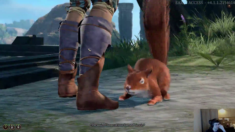 Vei kicked the hell out of the squirrel