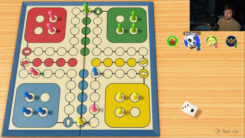 Soda playing a wholesome and fun board game