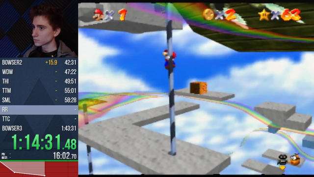 Clint fails to get the star after trying for 20 minutes [SM64]