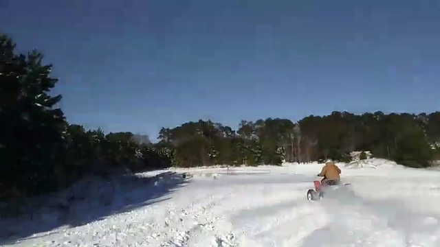 AlecLudford wipes out hard on Quadbike in snow
