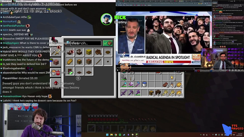 Mine craft Streamer Reacts to Streamer calling out 46 Month sub for Spreading fake news