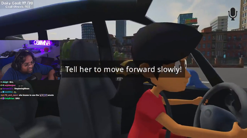 Gappy tries being a driving instructor