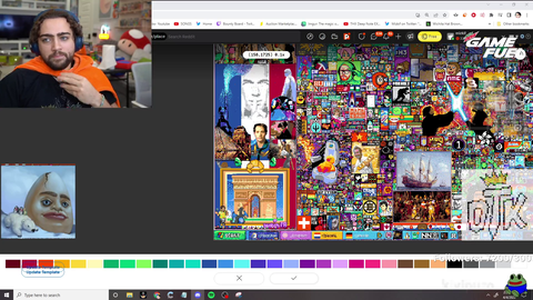 Mizkif - Europeans malding at each other in English might be the best thing that happend with r/place