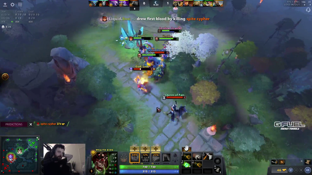 Quality high MMR game of Dota 2