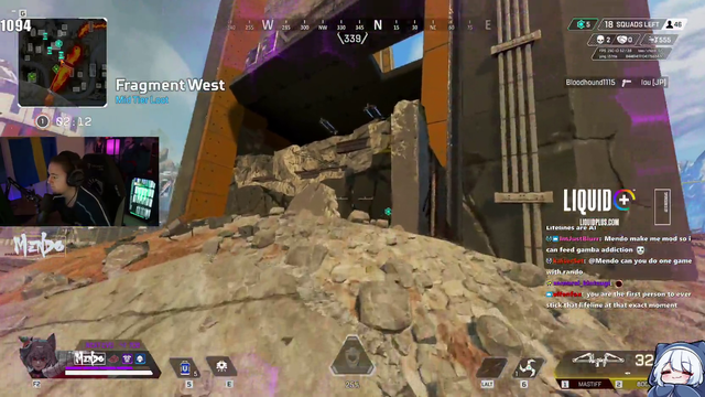 Mendo plays apex legends on tokyo servers and finds an oblivion npc