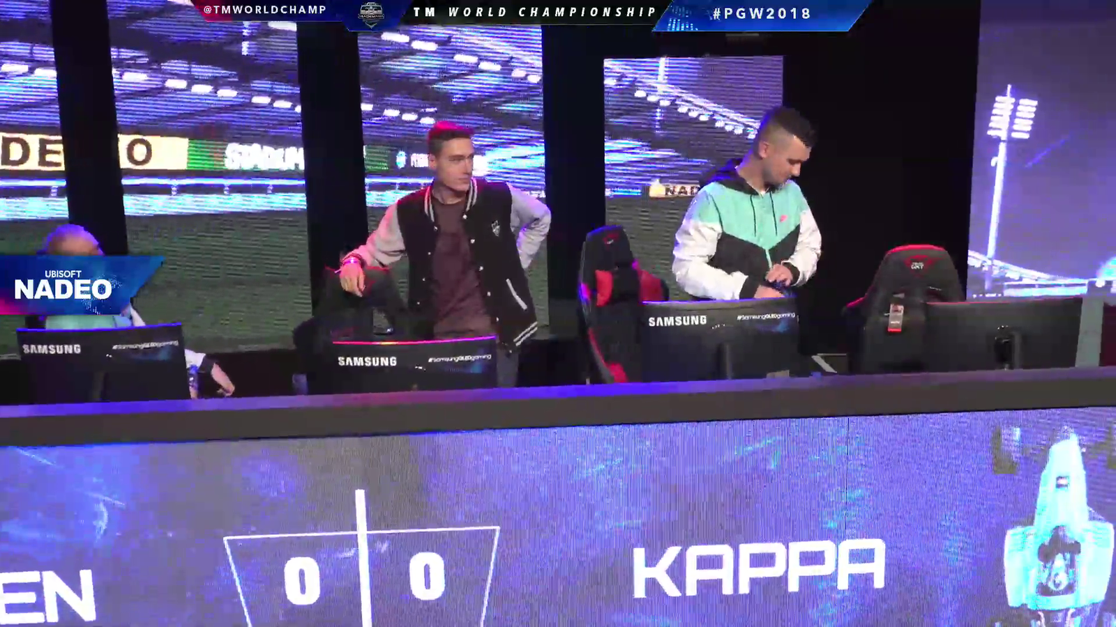 French caster attempts english interview at Trackmania WC