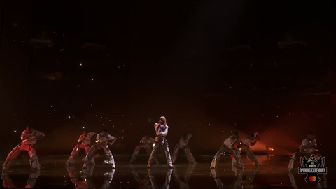 LiL Nas X at League Of Legends Worlds Finals Opening Ceremony