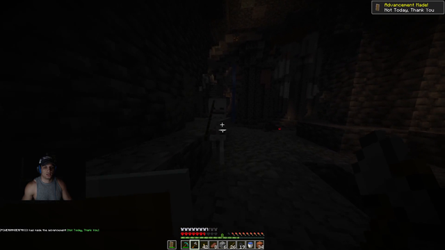 Tyler gets excited about a mounted zombie