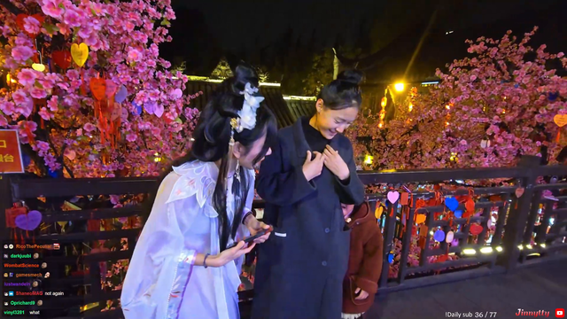 The kid wants a photo with the empress