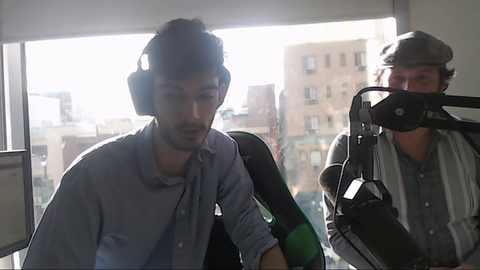 Ice takes a look out the window