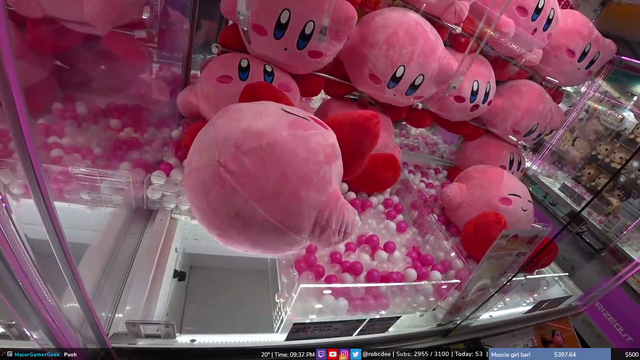 Kirby is to big to fit in the hole