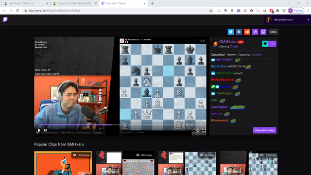 IMHansNiemann - Hans tells chat to be respectful of Hikaru