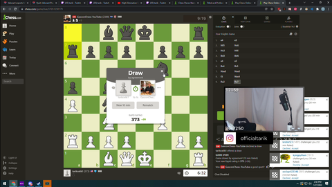 CSGO Major Winner draw a chess game against GM