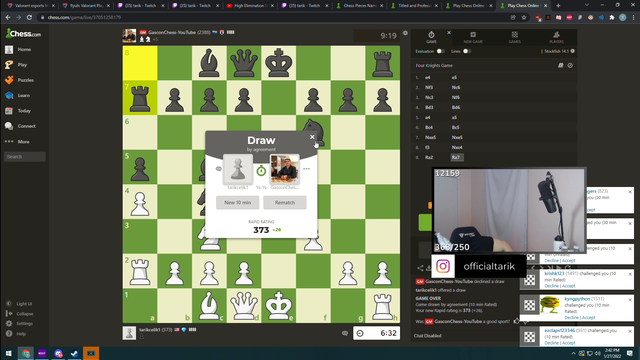 CSGO Major Winner draw a chess game against GM